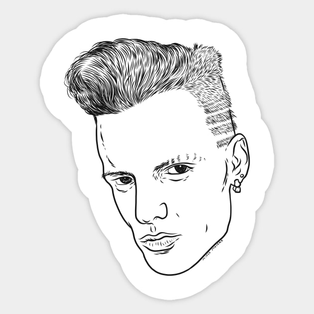 VANILLA ICE Sticker by TheCosmicTradingPost